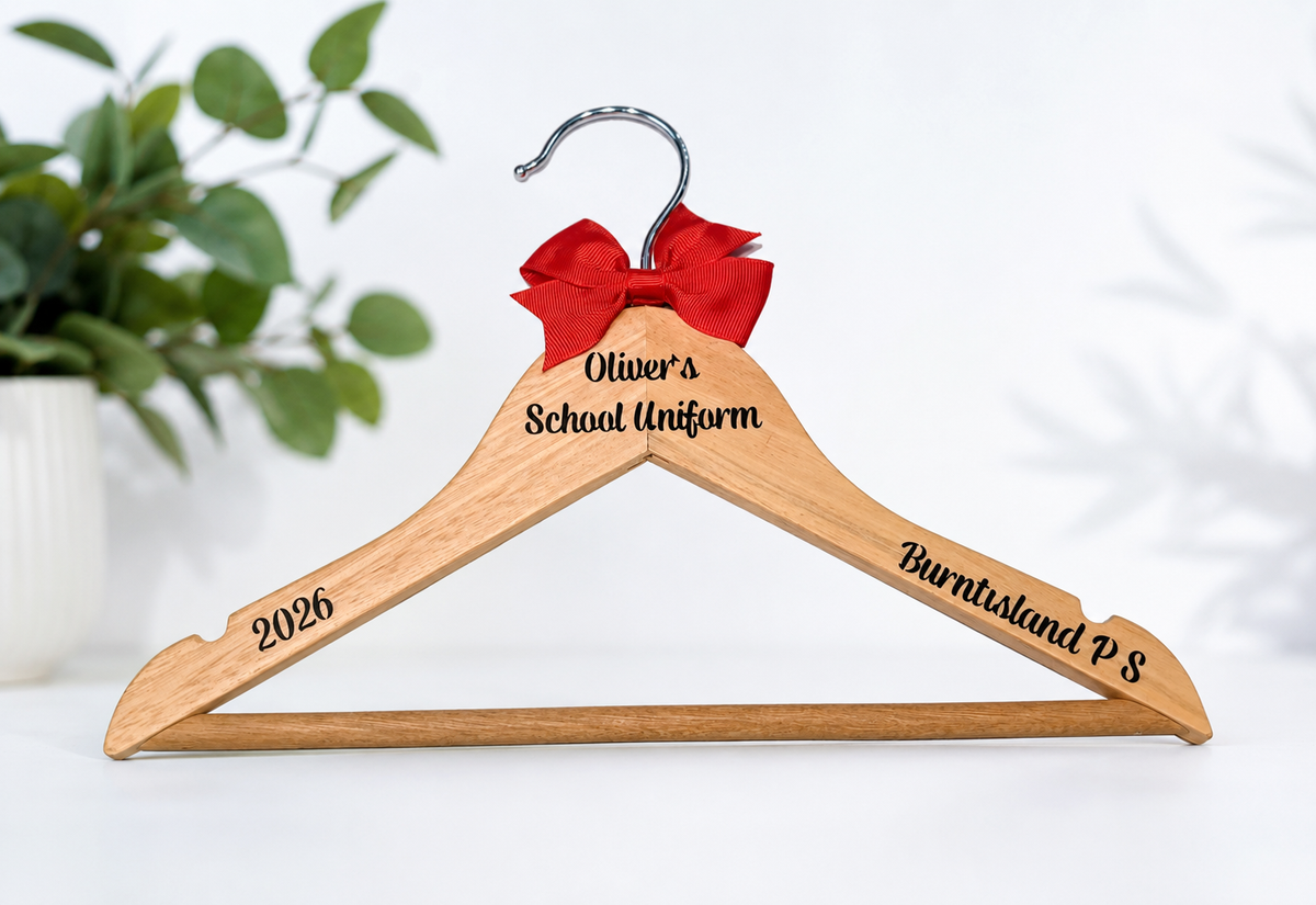 Personalised Wooden Hangers