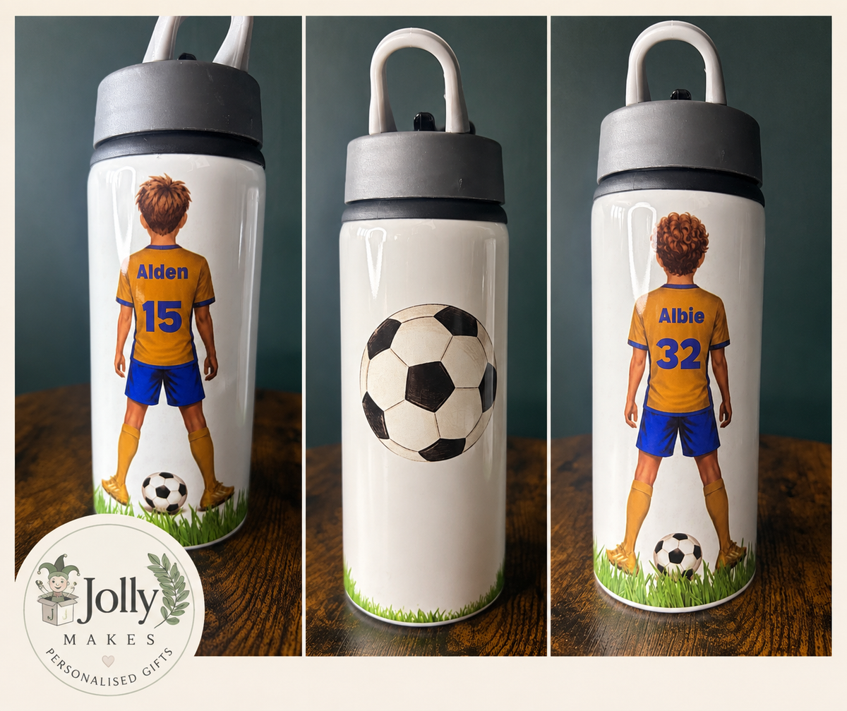 Personalised Football Sports Bottle